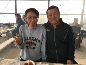 モリシタホケン毎年恒例の牡蠣焼き